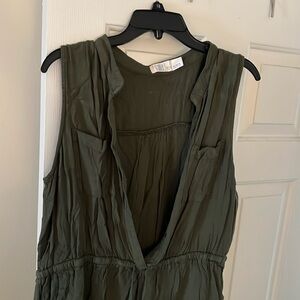 Ladies Romper in Green